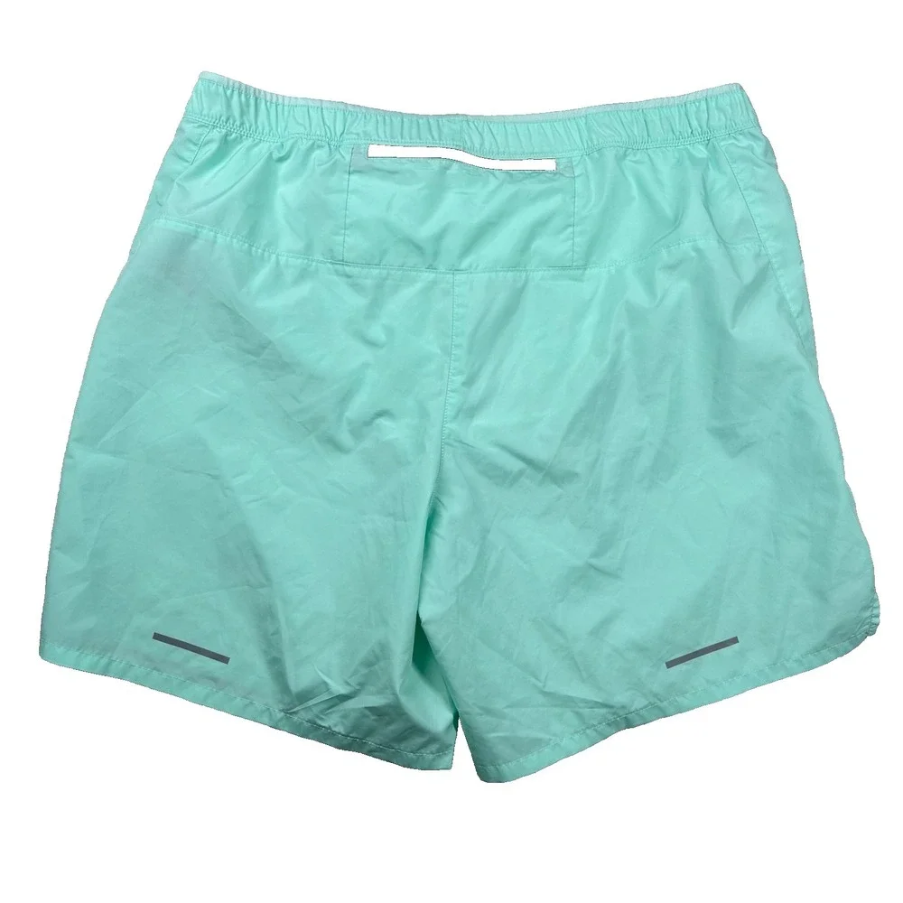 The North Face Shorts Mens L Lined Athletic Gym Workout Running Mint Green 7